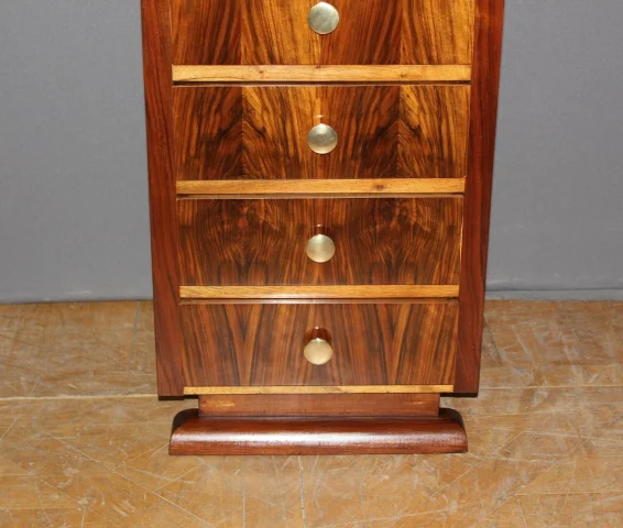 Art Deco Walnut Chest of Drawers, circa 1940 — Very good condition