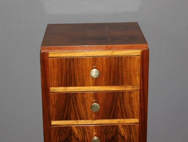 Art Deco Walnut Chest of Drawers, circa 1940 — Very good condition