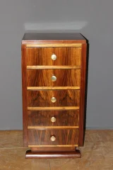 Art Deco Walnut Chest of Drawers, circa 1940