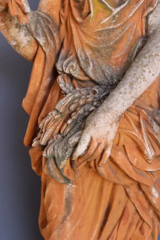 Importante Statue de Jardin sur socle , 240cm , XX — Très bon état