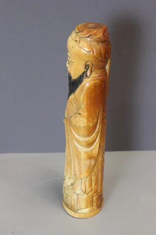 Chinesischer Weiser aus Mammutelfenbein von Shao Lao, 41 cm — Sehr guter Zustand