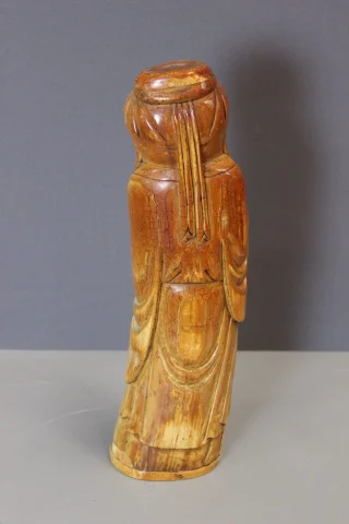 Chinesischer Weiser aus Mammutelfenbein von Shao Lao, 41 cm — Sehr guter Zustand