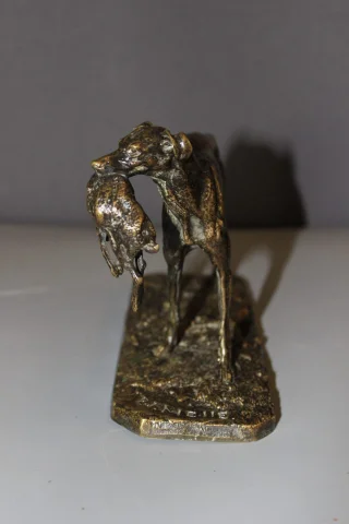 Windhund mit Hase von Pierre Jules MÈNE, 19. Jahrhundert — Sehr guter Zustand