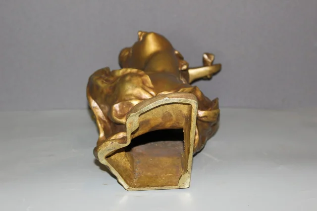 Brons "Het meisje met de bicorne" van Luigi Balliani, circa 1900 — Zeer goede staat