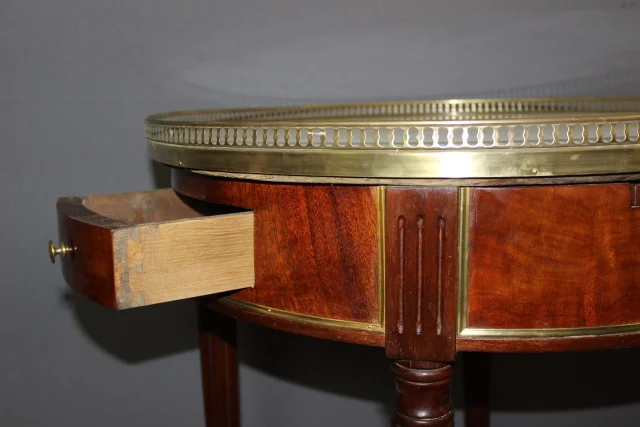 Louis XVI Bouillotte-tafel in Mahonie, 19e Eeuw — Zeer goede staat