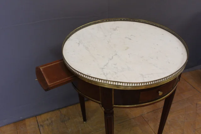 Louis XVI Bouillotte-tafel in Mahonie, 19e Eeuw — Zeer goede staat