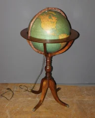 Staande Wereldbol, Rand McNally, USA, 20e eeuw