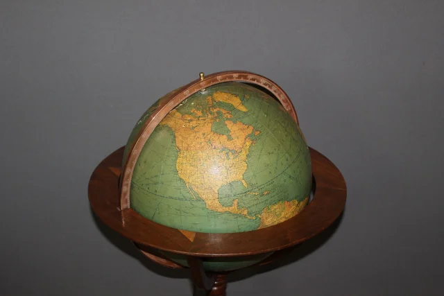 Staande Wereldbol, Rand McNally, USA, 20e eeuw — Goede staat