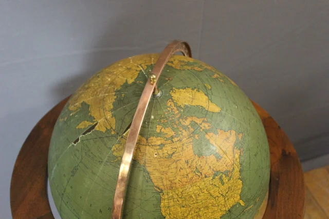 Staande Wereldbol, Rand McNally, USA, 20e eeuw — Goede staat