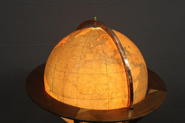 Staande Wereldbol, Rand McNally, USA, 20e eeuw — Goede staat