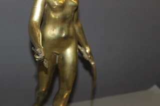 Bronze « Diane Chasseresse » van Houdon, beeldhouwer