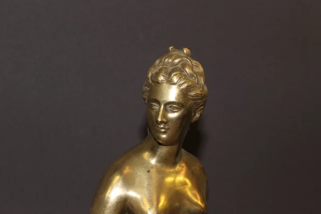 Bronze « Diane Chasseresse » van Houdon, beeldhouwer — Zeer goede staat