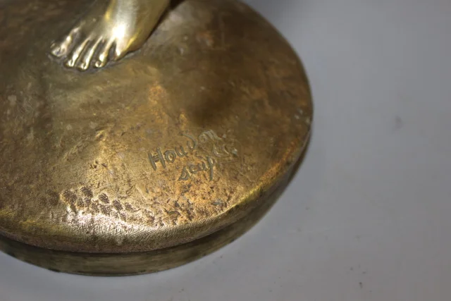 Bronze « Diane Chasseresse » van Houdon, beeldhouwer — Zeer goede staat