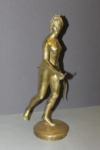 Bronze « Diane Chasseresse » van Houdon, beeldhouwer — Zeer goede staat