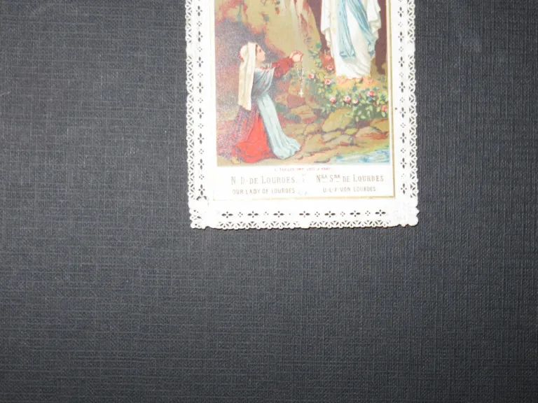 Bild Torte, Dentelle, Notre Dame de Lourdes, époque début 20ème.