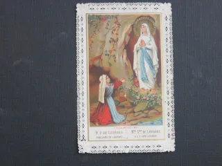 Bild Torte, Dentelle, Notre Dame de Lourdes, époque début 20ème.