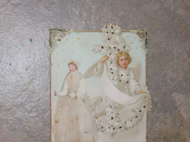 Bild Torte mit Robe en Paier de Riz, 20. Jahrhundert.