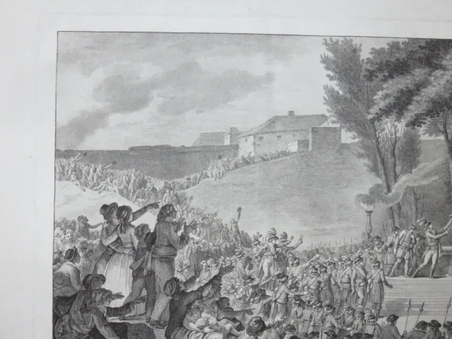 オー・フォルテ、 "La Bastille"; époquefin18ème。