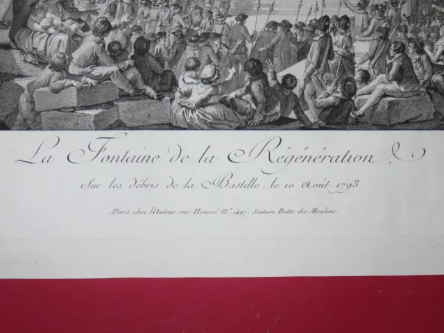 オー・フォルテ、 "La Bastille"; époquefin18ème。