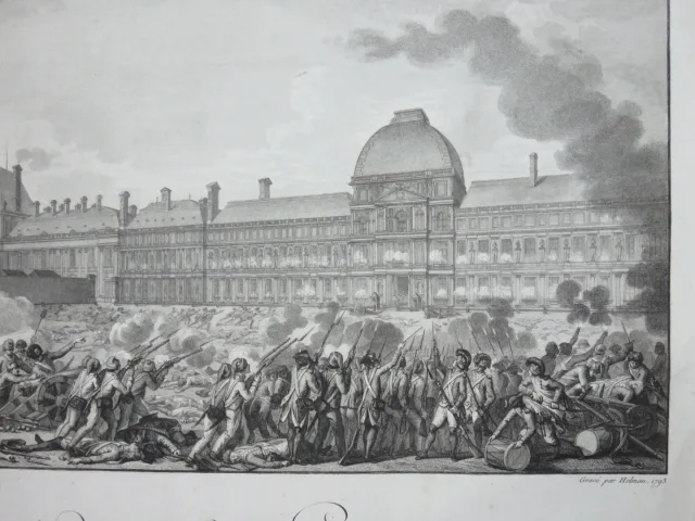 "Journéedu 10Août1792"; eau-forteépoque18ème。