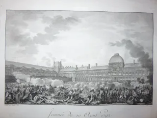 "Journéedu 10Août1792"; eau-forteépoque18ème。