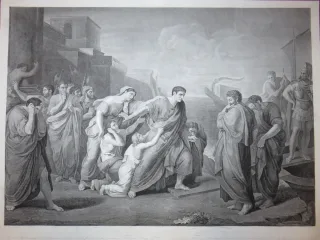 Gravure Mythologique、époquedébut19ème。