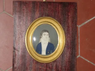 MINIATURE ON IVORY