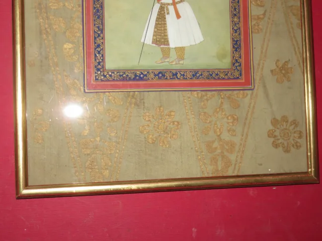 WATERCOLOUR OF AN INDIAN KING