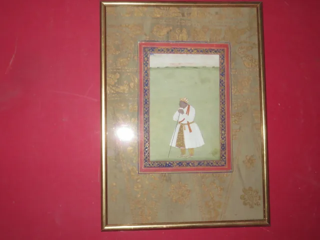WATERCOLOUR OF AN INDIAN KING