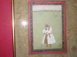 WATERCOLOUR OF AN INDIAN KING