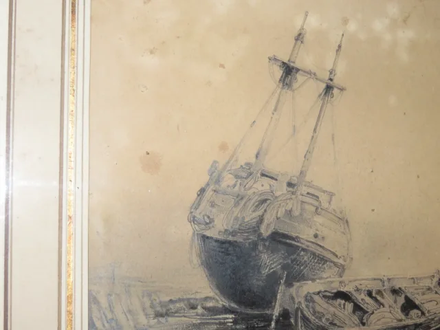Marine, Dessin époque Début 19ème.