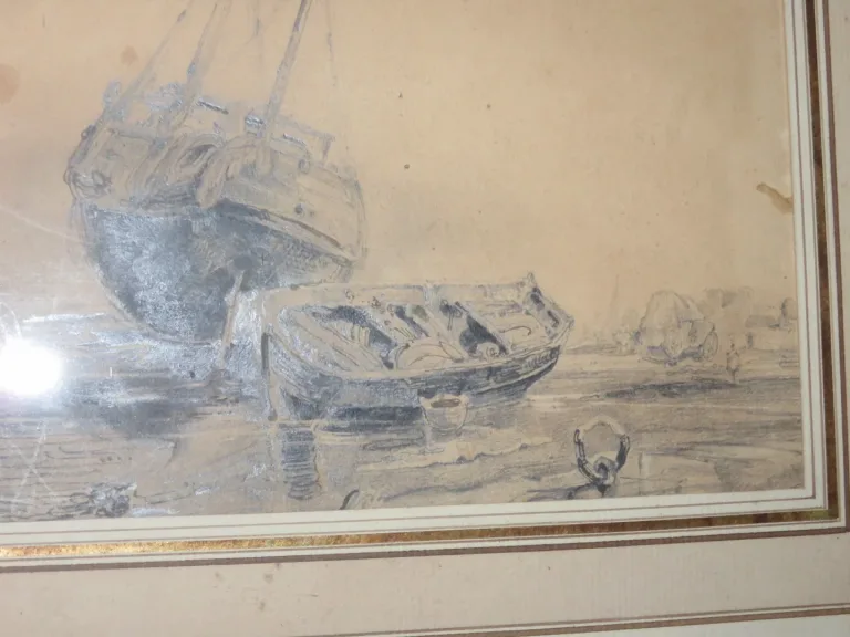 Marine, Dessin époque Début 19ème.