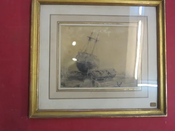 Marine, Dessin époque Début 19ème.