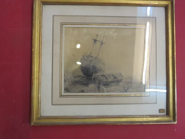 Marine, Dessin époque Début 19ème.