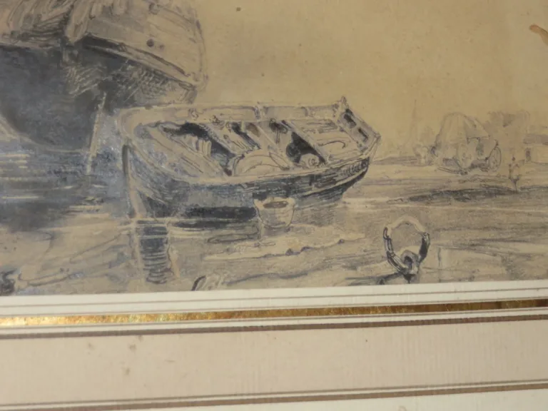 Marine, Dessin époque Début 19ème.