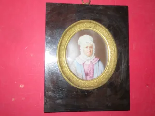 MINIATURE ON IVORY