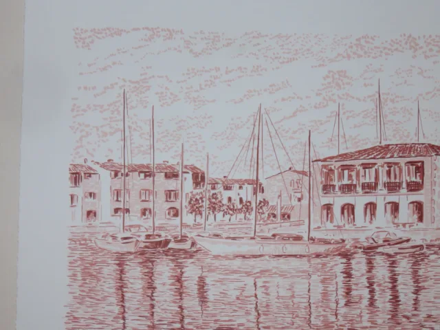 Lithographie De Serge Mendjisky, époque 20ème.