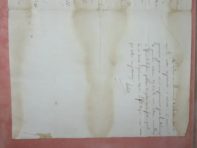 Lettre Avec En-tête Louis Philippe, Datée De 1835.