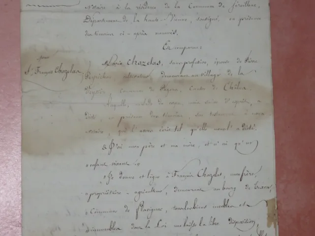 Lettre Avec En-tête Louis Philippe, Datée De 1835.