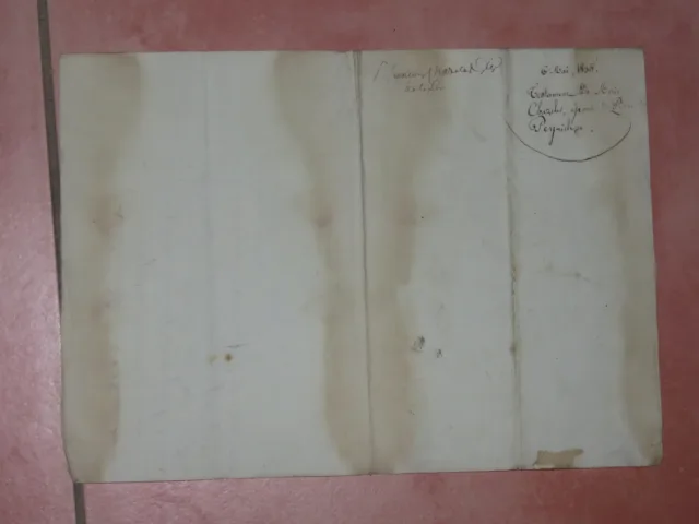 Lettre Avec En-tête Louis Philippe, Datée De 1835.