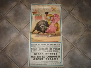 Affiche Ancienne De Tauromachie de 1963。