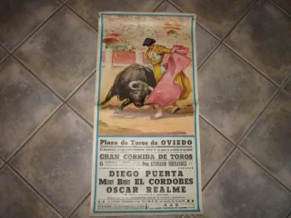Affiche Ancienne De Tauromachie de 1963.