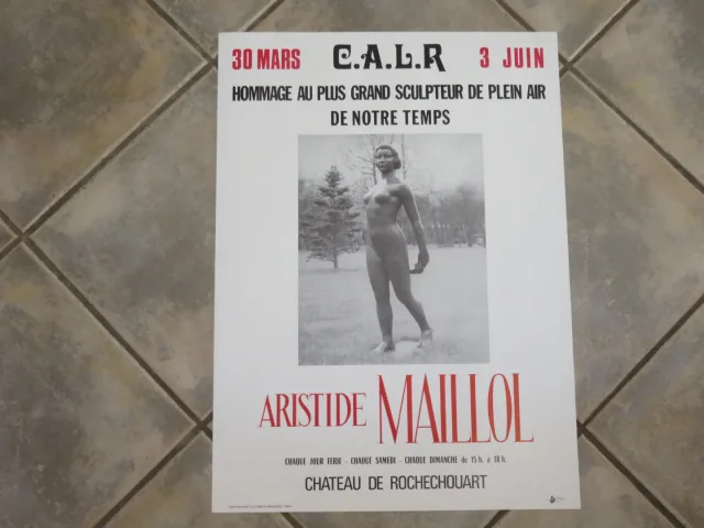 Lot de 100 affiches d'expositions  au Chateau de Rochechouart époque  20 ème.