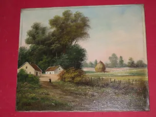 ScèneDe Campagne、Peintureépoque19ème。