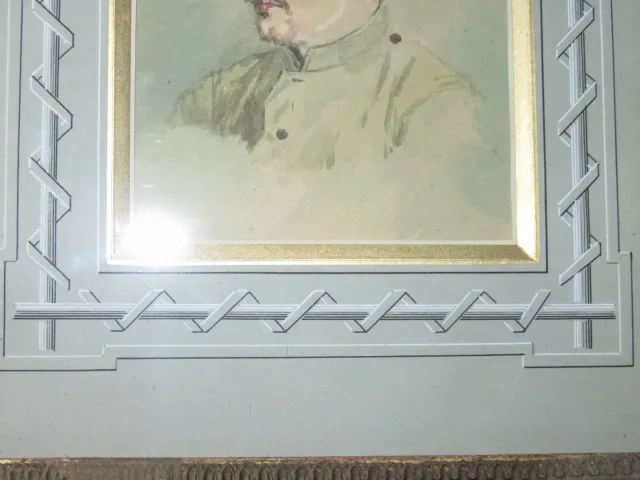 Porträt d'Un Homme, Dessin époque 19ème.