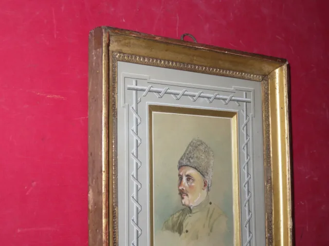 Porträt d'Un Homme, Dessin époque 19ème.