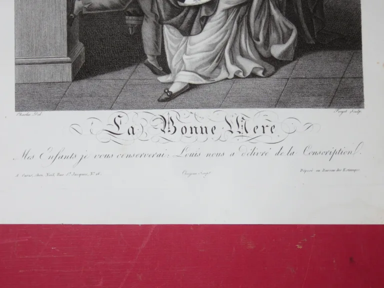 "Le Bon Père" y "La Bonne Mère", Eaux Fortes époque 19ème