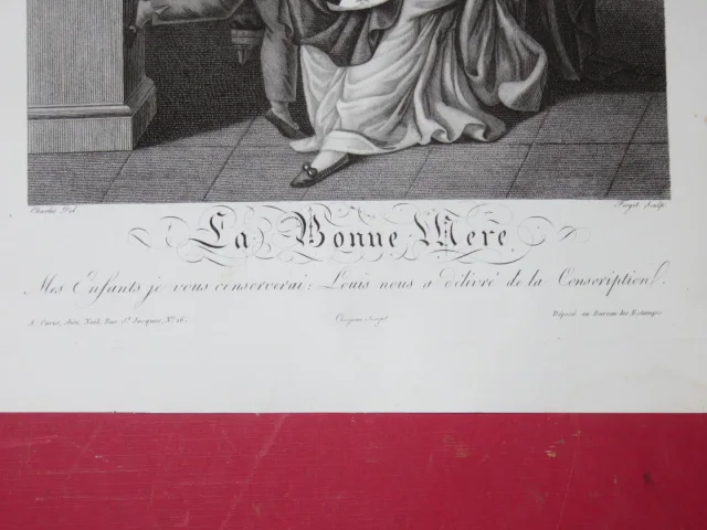 "Le Bon Père" y "La Bonne Mère", Eaux Fortes époque 19ème