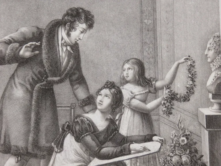 "Le Bon Père" y "La Bonne Mère", Eaux Fortes époque 19ème