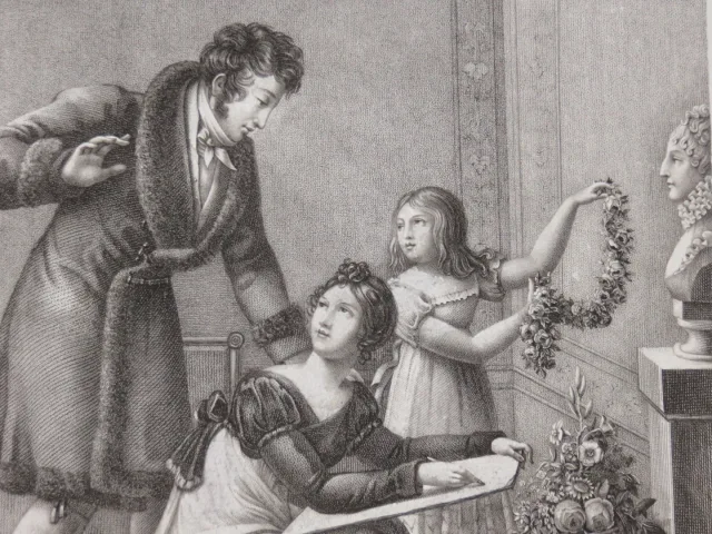 "Le Bon Père" y "La Bonne Mère", Eaux Fortes époque 19ème